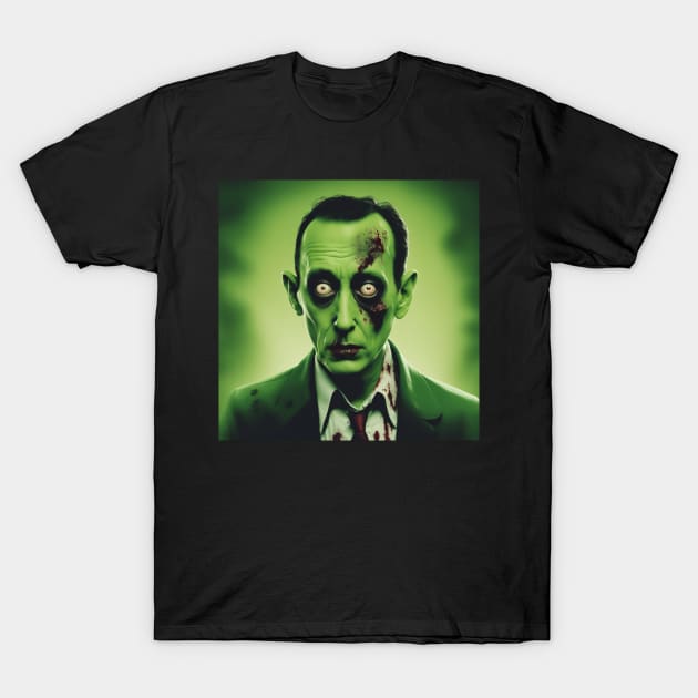 Pee We Herman - Zombie T-Shirt by nikkimilles_